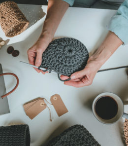 코바늘 소품 만들기